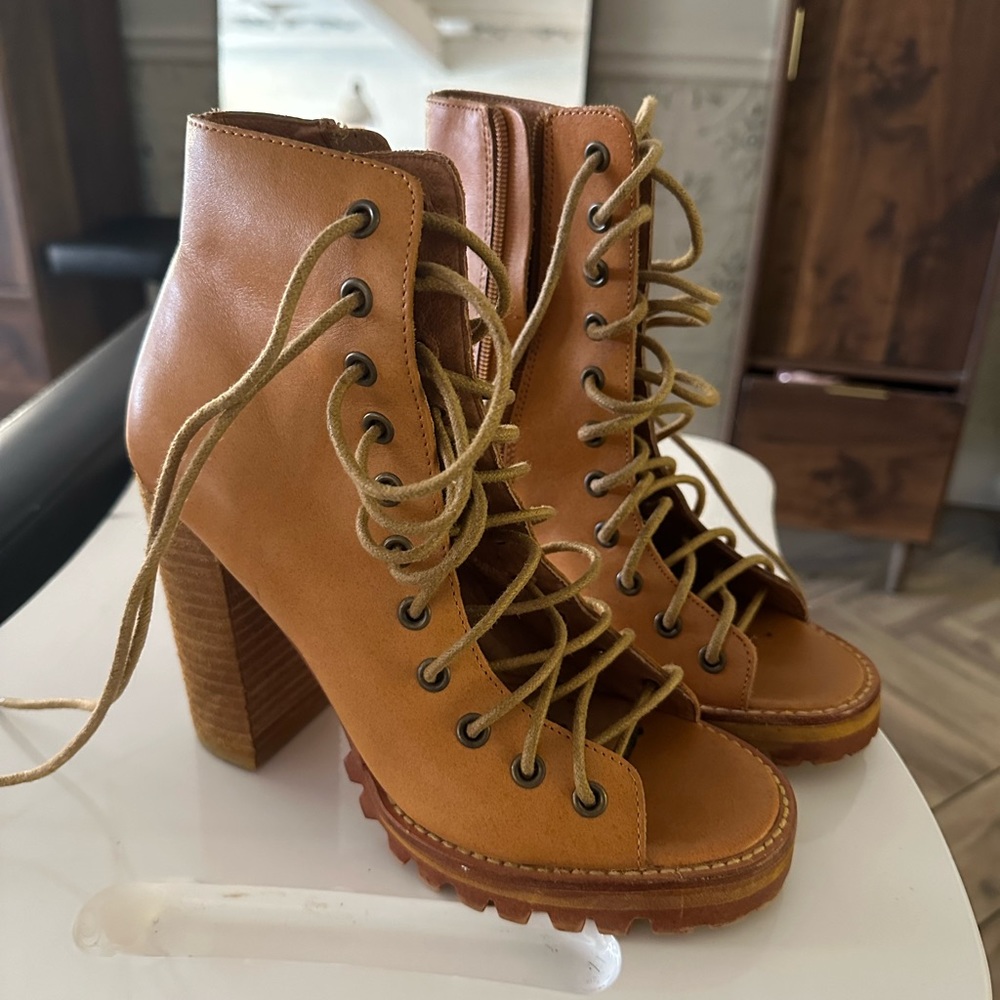 Jeffery Campbell boots lace up